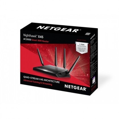 Netgear R7800 Nighthawk X4S AC2600 Smart WiFi Gaming Router